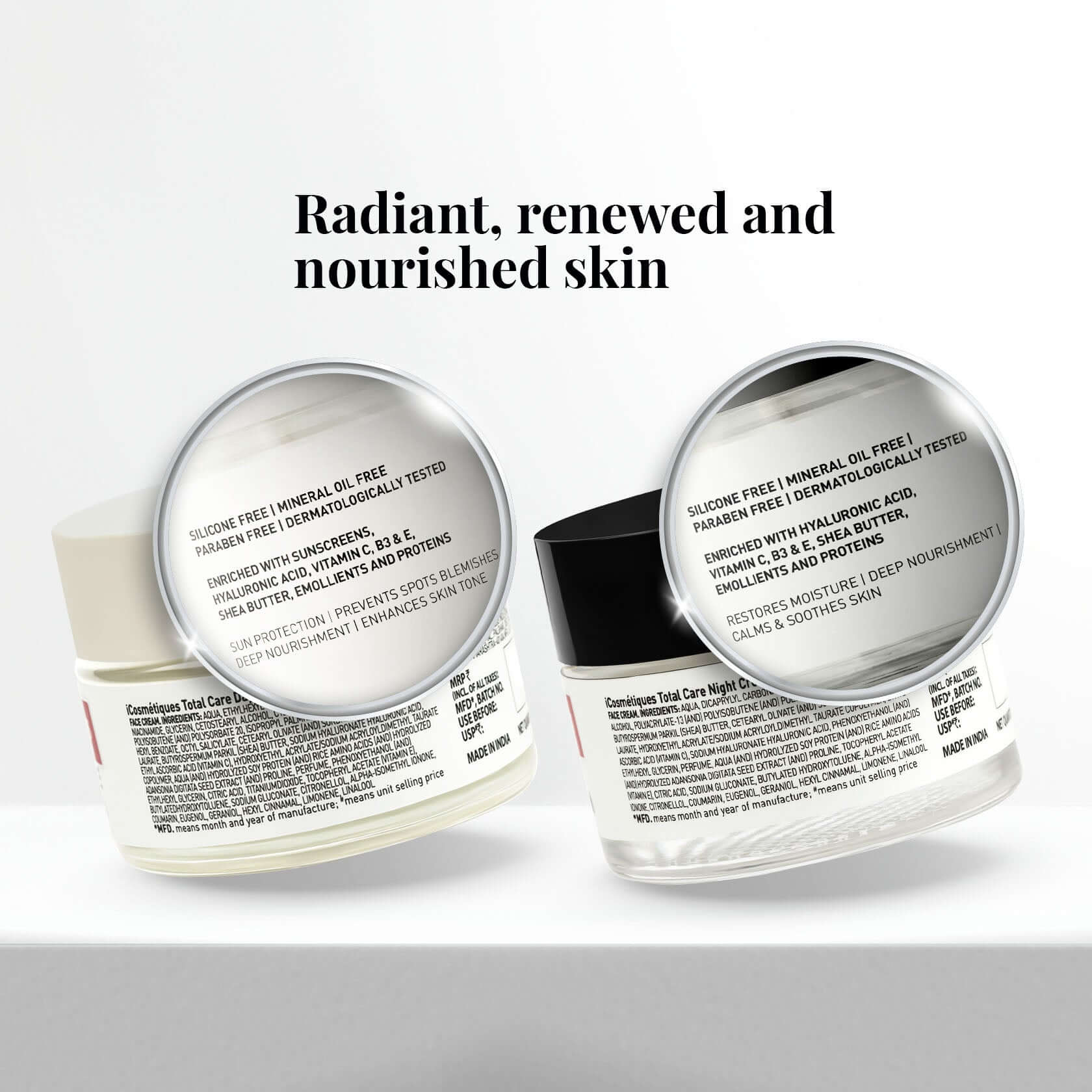 Day and Night Cream back of pack image