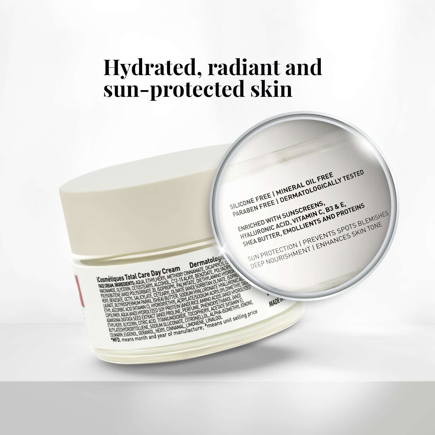 SPF Day Cream & Face Moisturizer | Total Care | iCosmétiques