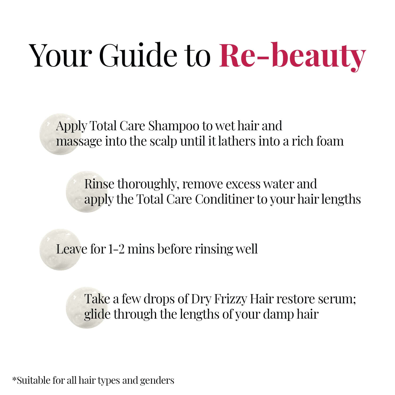 iCosmetiques dry frizzy hair shampoo guide