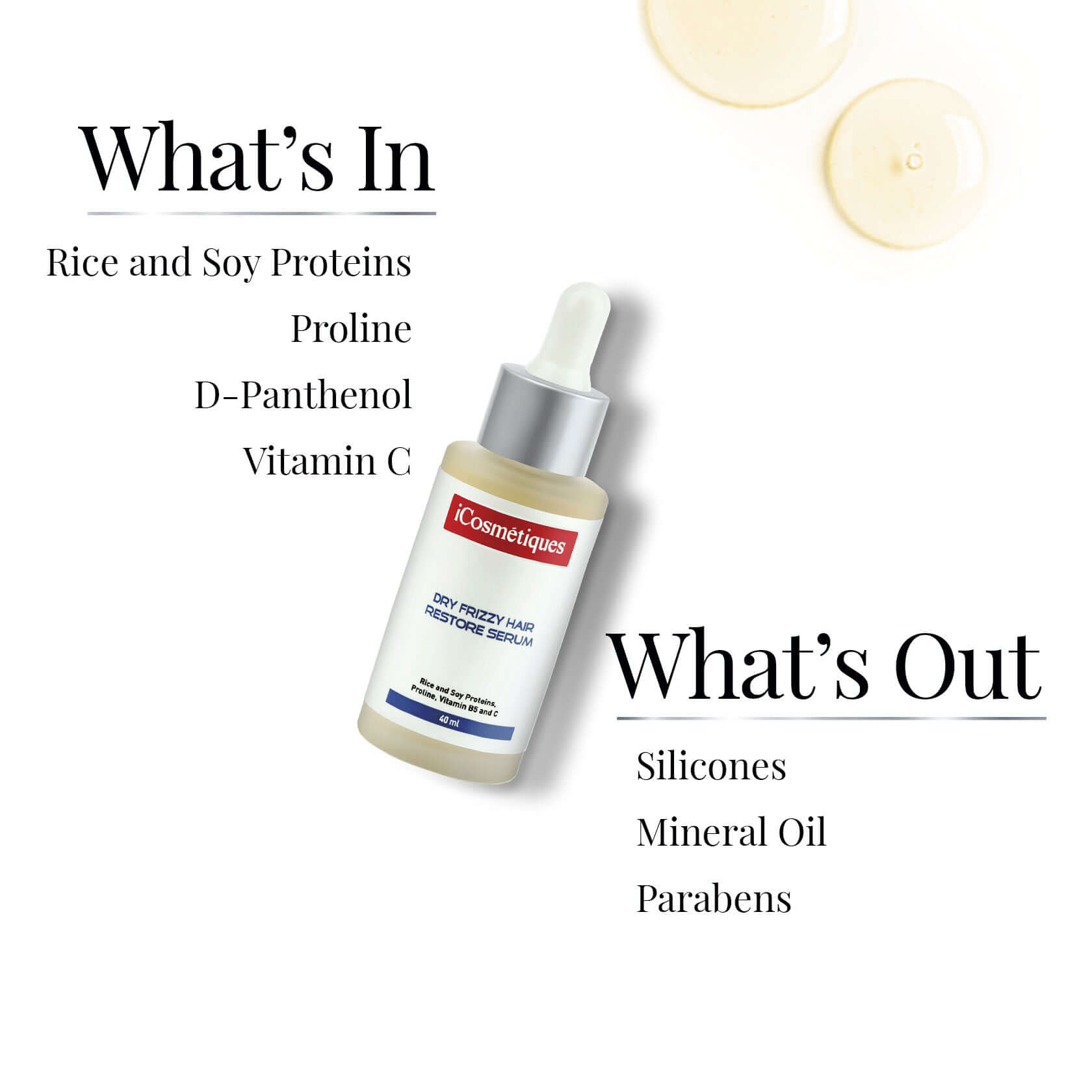 Hair restore serum ingredients